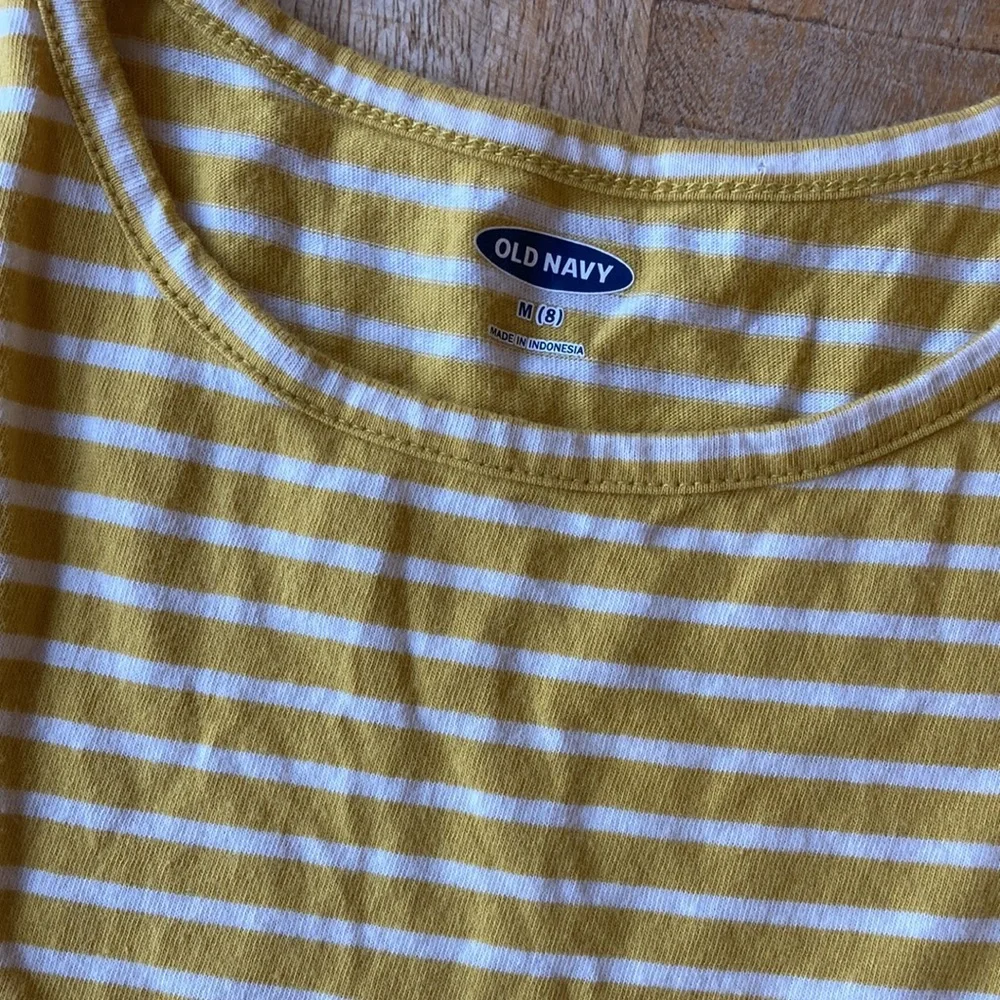 Children's Striped Yellow Knit Dress